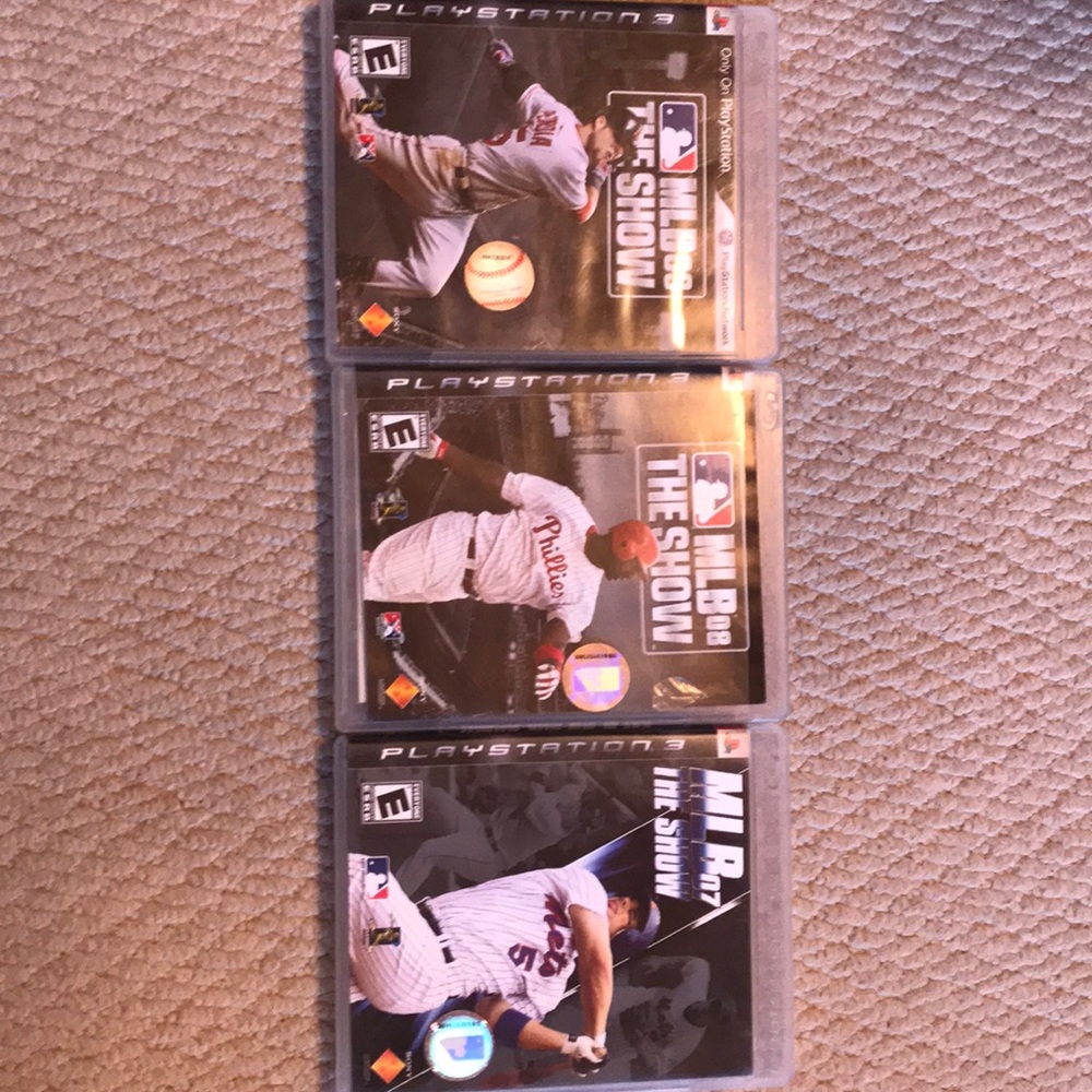 PS3 MLB 07, 08, 09 The Show